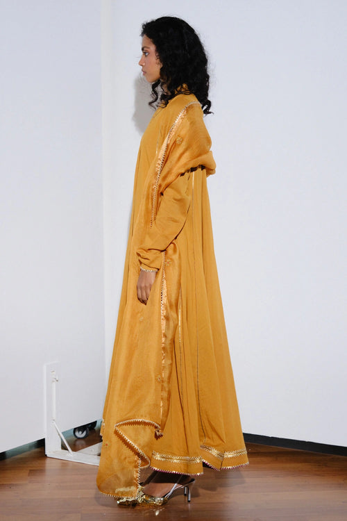 Kiran Gown With Dupatta