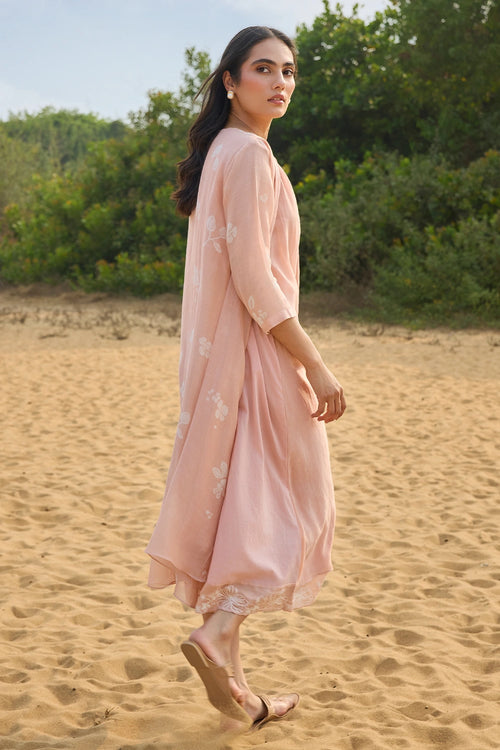 Blossom Pintuck Jacket Dress