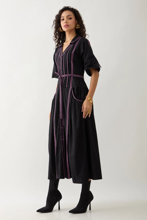 Morris Black Dress