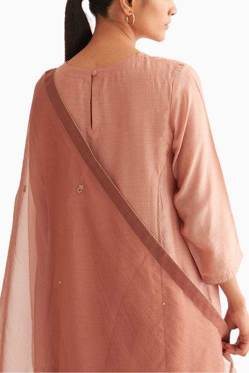 Opal Old Rose Kurta Set