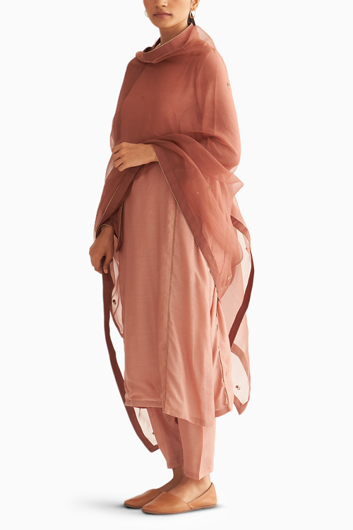 Opal Old Rose Kurta Set