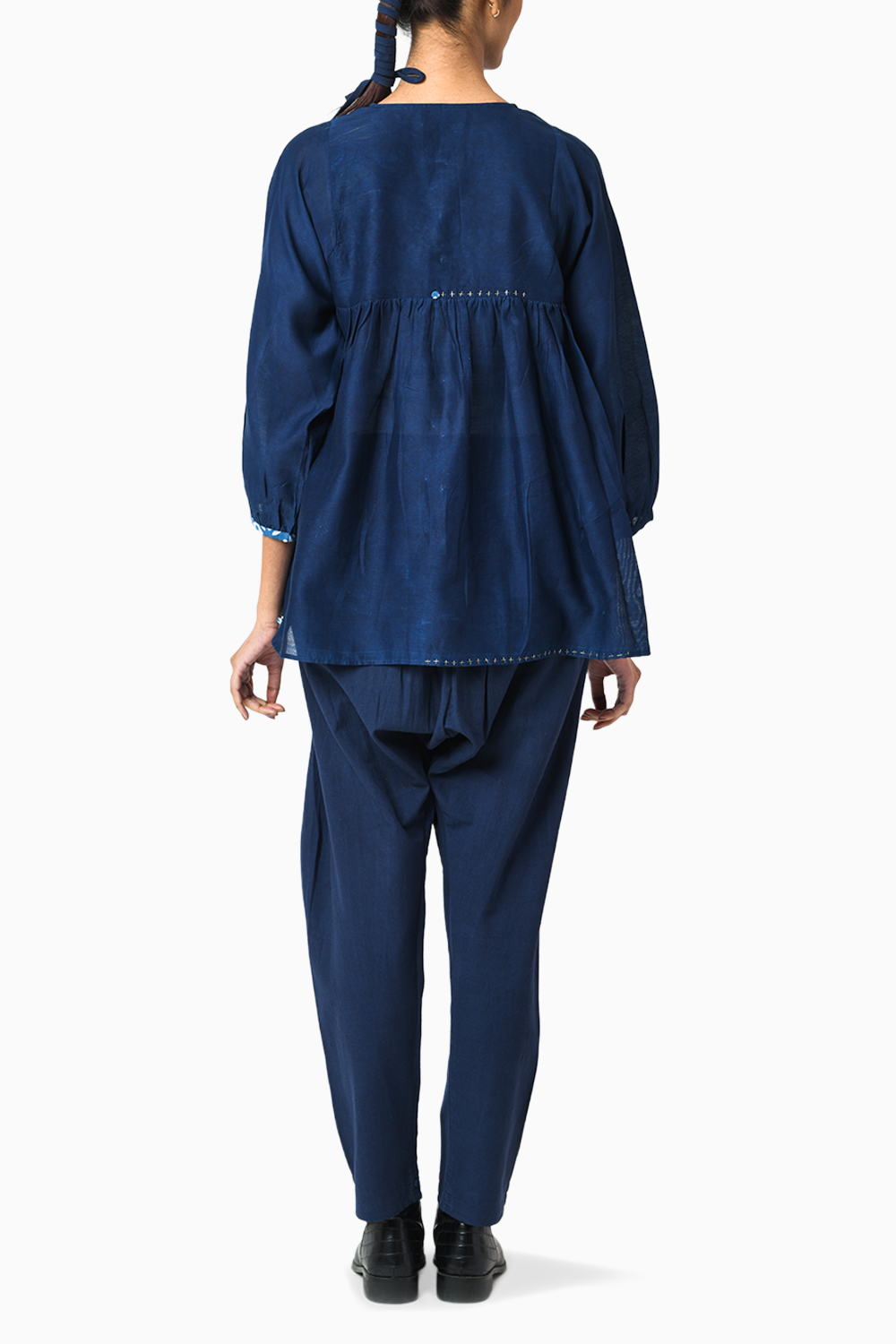 Blueberry Indigo Top with Trouser Set