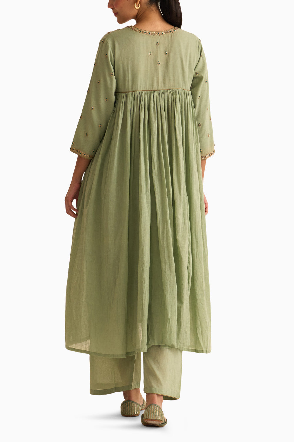 Chinar Sage Green Kurta Set