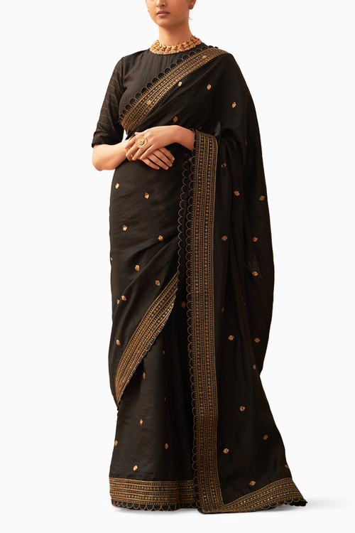 Rani Kairi Saree & Blouse