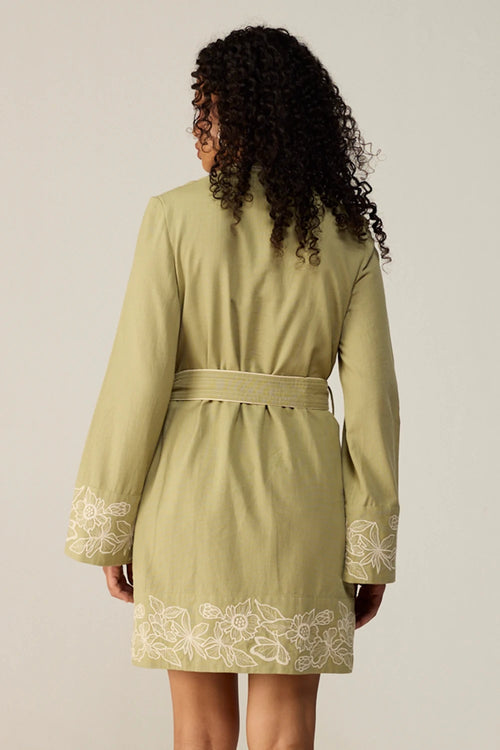 Green Roselle Mini Dress