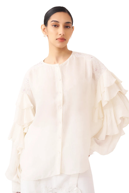 Camellia Ivory Shirt