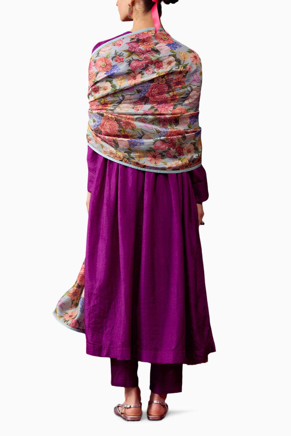 Vibrant Charm Violet Kurta Set