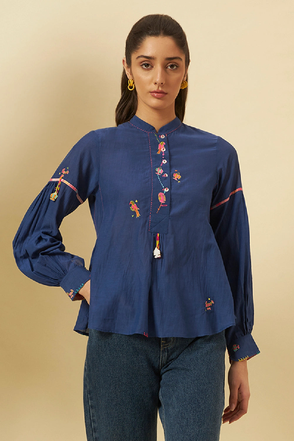 sachin and babi light blue dress Antik Batik main image 0