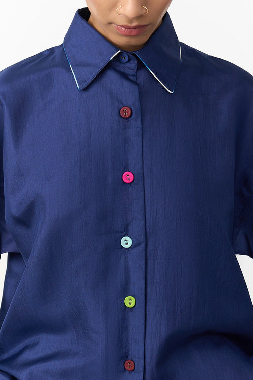 Navy Play Blouse