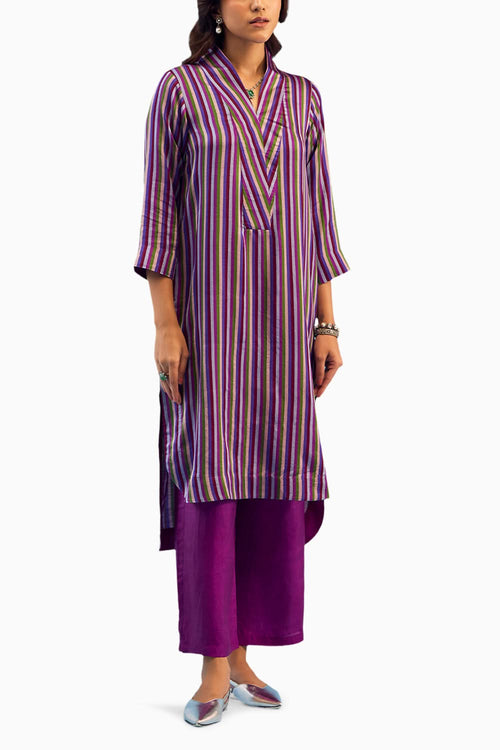 Mystic Violet Kurta Set
