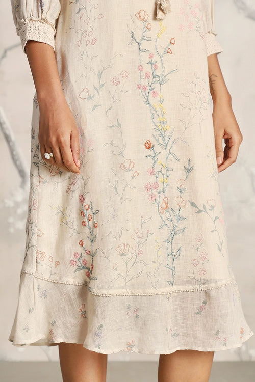 Walk in the Clouds Sand Karma Dress