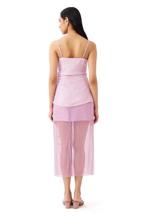Soiree Lavender Pencil Skirt