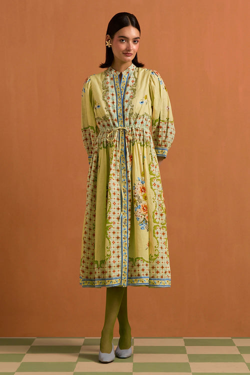 Fun Yellow Verdant String Dress