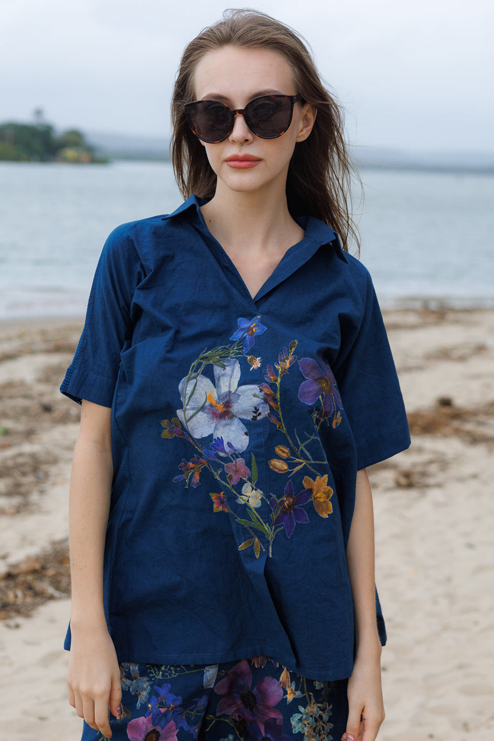 Azure Flower Patch Co-Ord Set