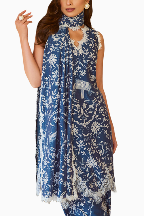 Blue Neelambara Set