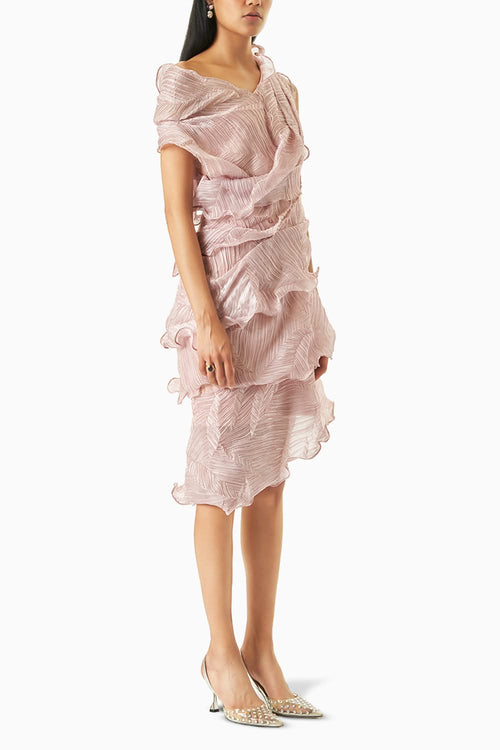 Swirl Pastel Pink Dress