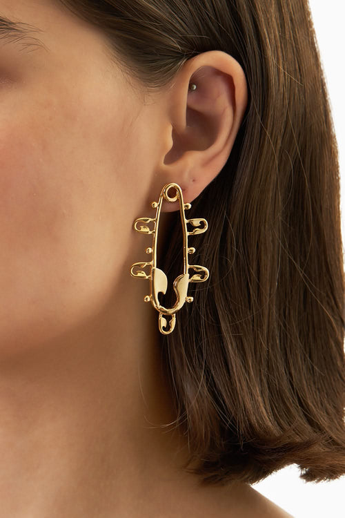 Maxi Staples Earrings