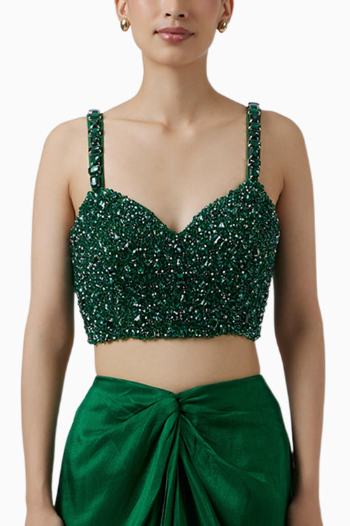 Celestial Emerald Bustier