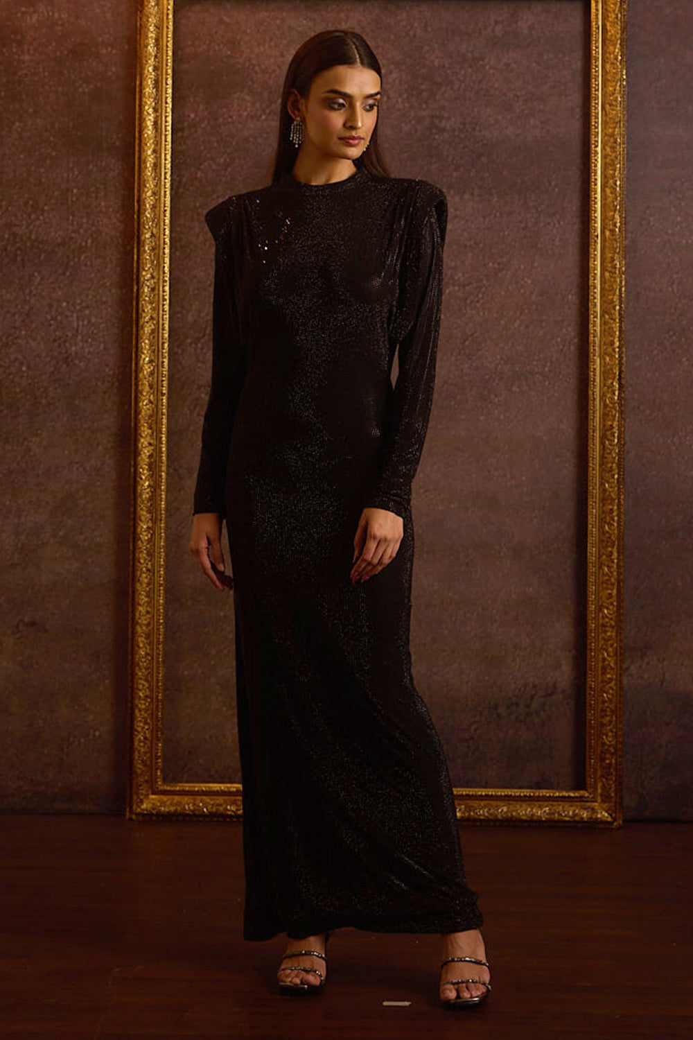 Naya Black Swarovski Gown