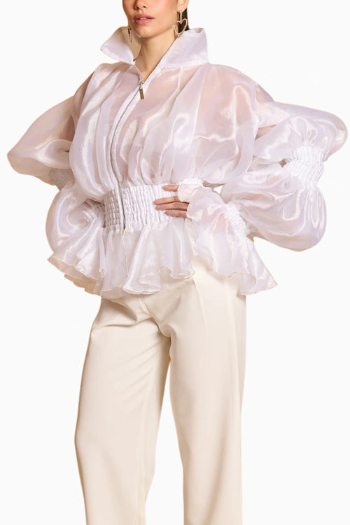Spectrum Ivory Sheer Bitch Shirt