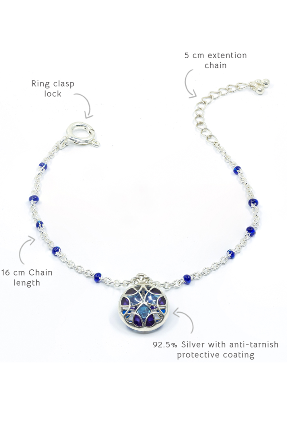 Blue Prism Bracelet