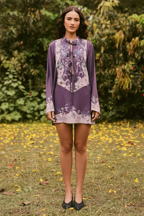 Cecilia Printed Yolk Dress