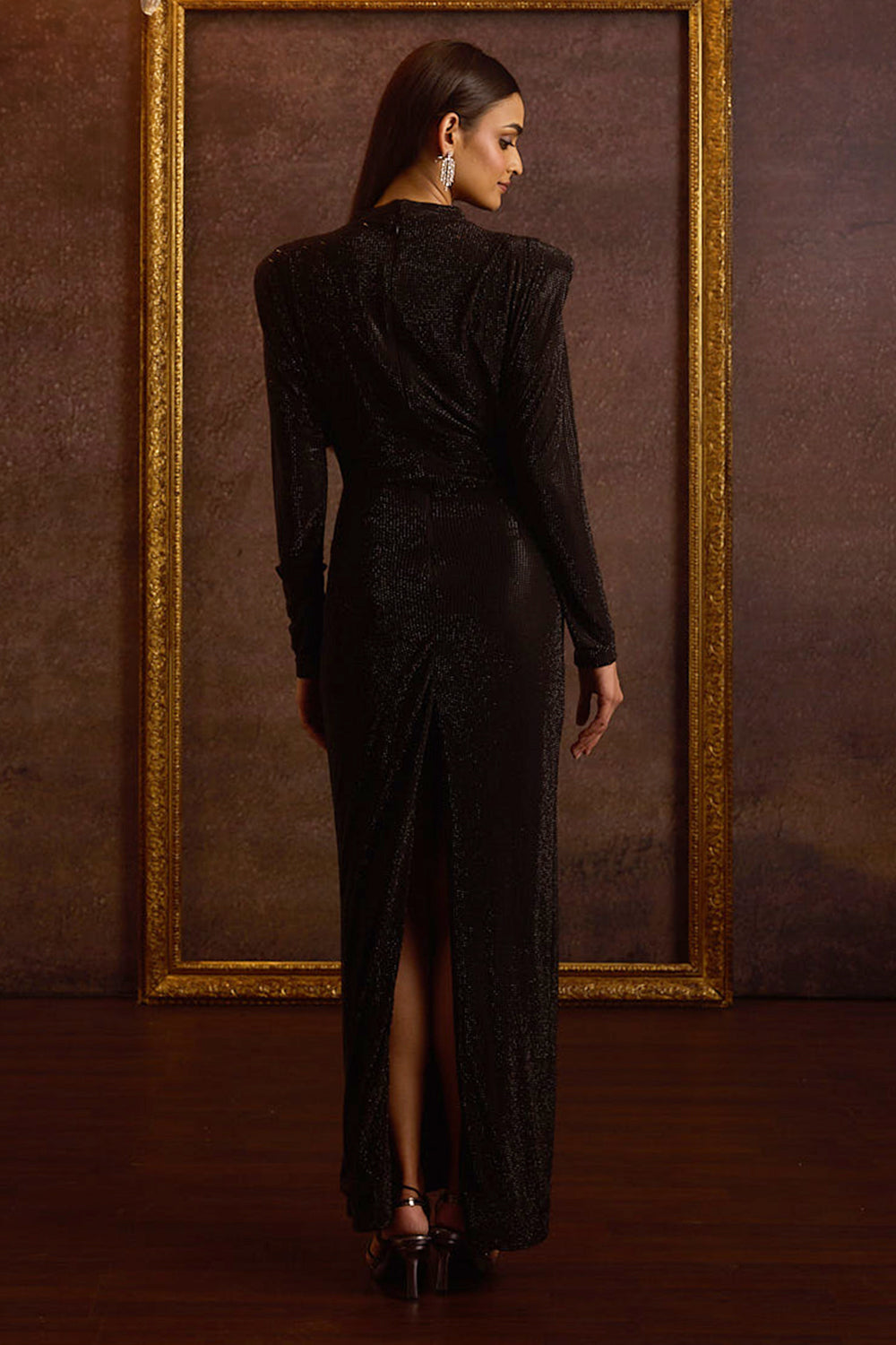 Naya Black Swarovski Gown