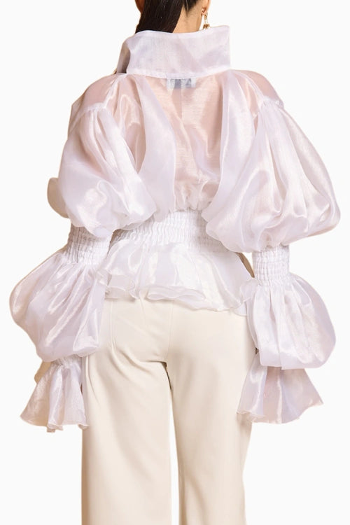 Spectrum Ivory Sheer Bitch Shirt