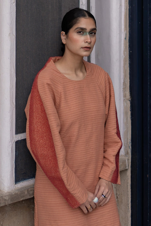 Orange Woven Madame Comfort Dress