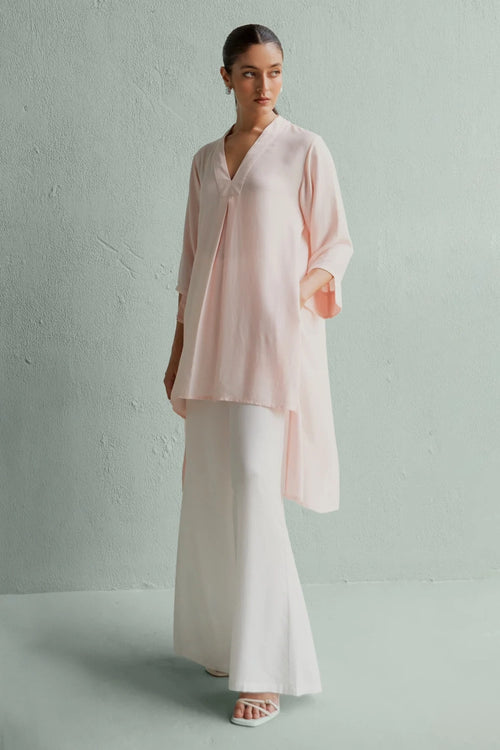 Zena Blush Top With Pants