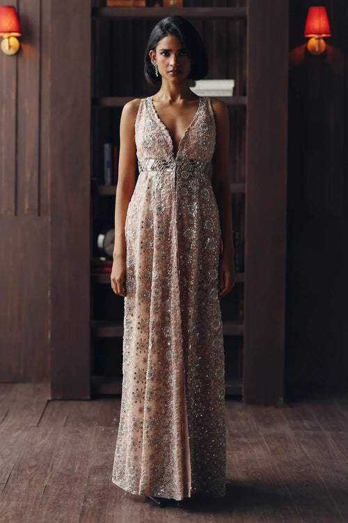 Fasana Long Jacket And Palazzo Set