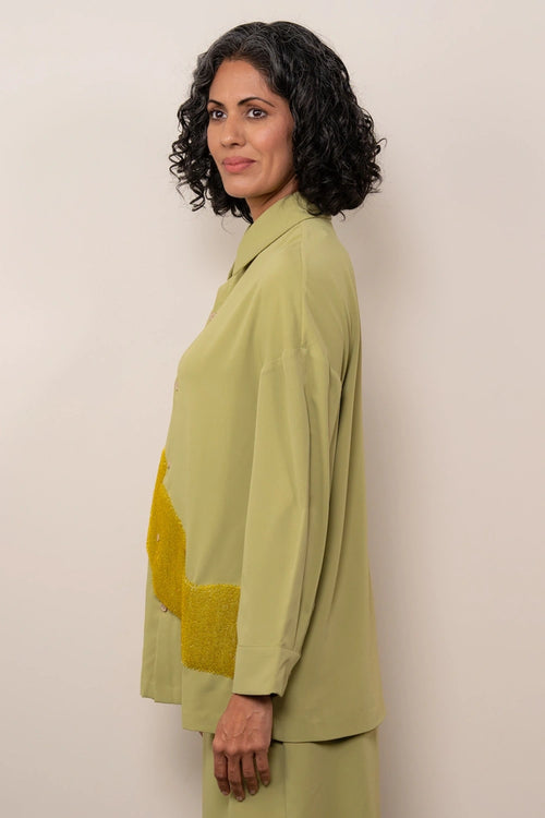Leaf Green Arc Shirt
