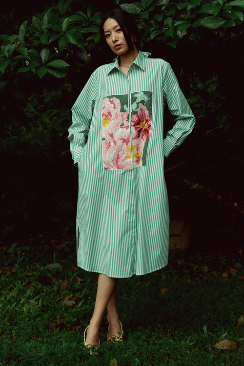 Lord Of Bloom Shirt Dress