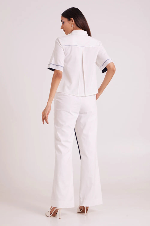 Avisa Blue Current Co-ord Set