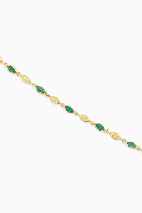 Emerald Ripple Bracelet