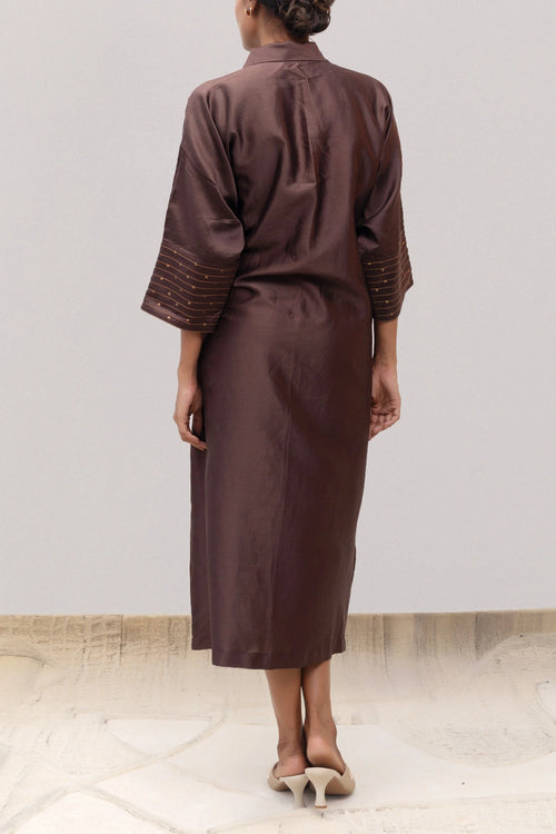 Eeda Varq Brown Vine Dress
