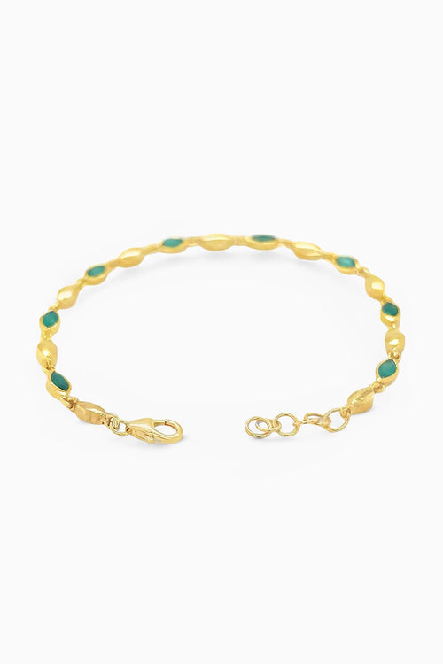 Emerald Ripple Bracelet