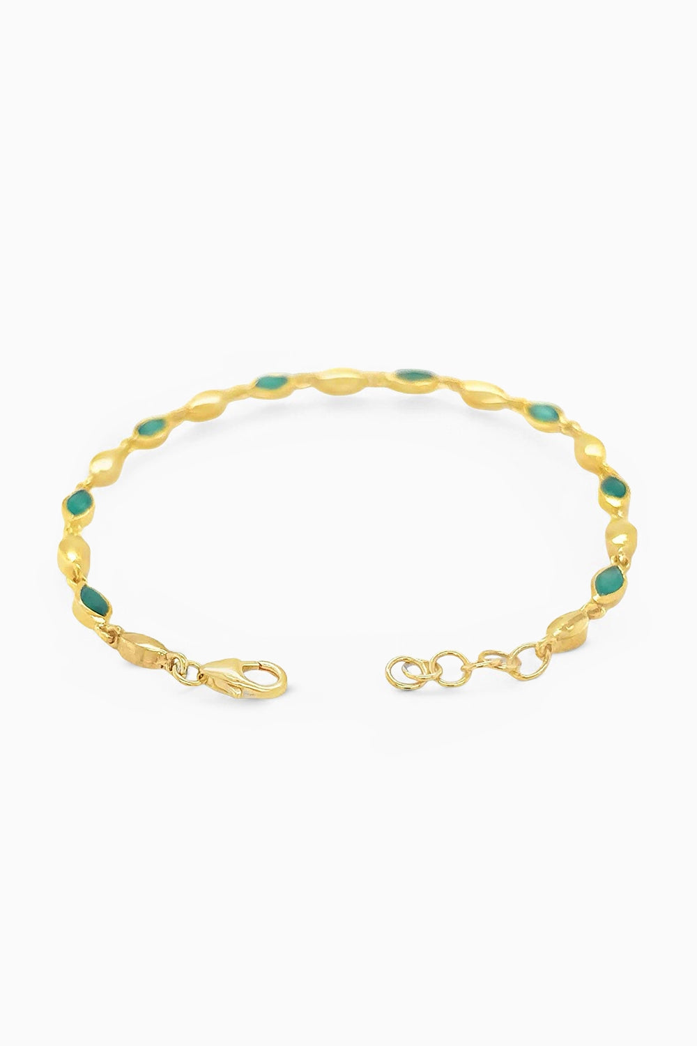 Emerald Ripple Bracelet