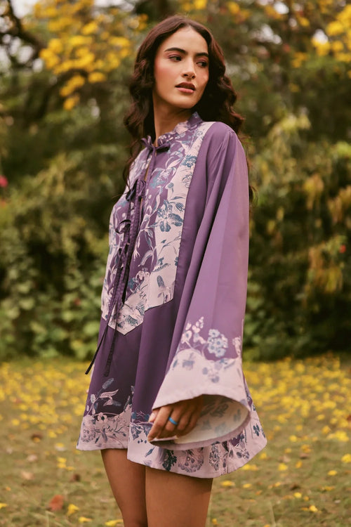 Cecilia Printed Yolk Dress