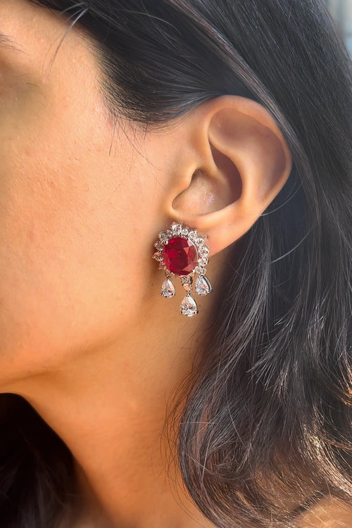 Ruby Rhapsody Earrings