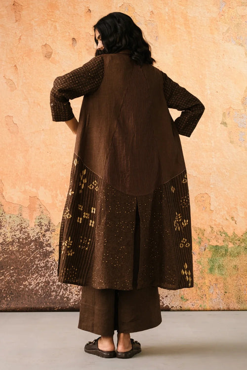 Cognac Riva Jacket with Top and Pants