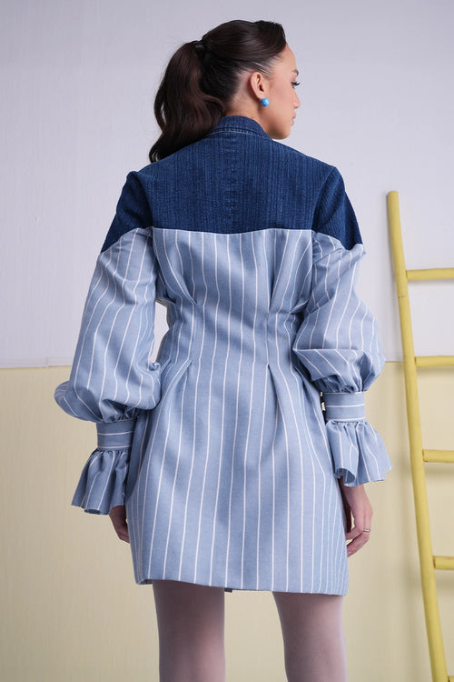 Winnie Cotton Denim Dress