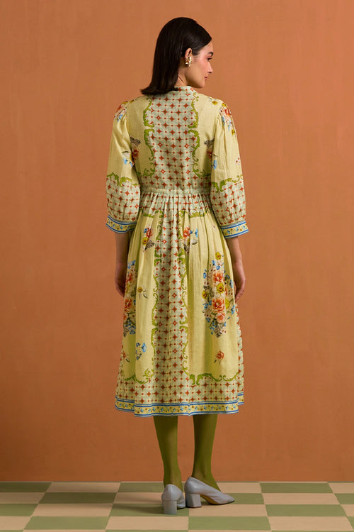 Fun Yellow Verdant String Dress