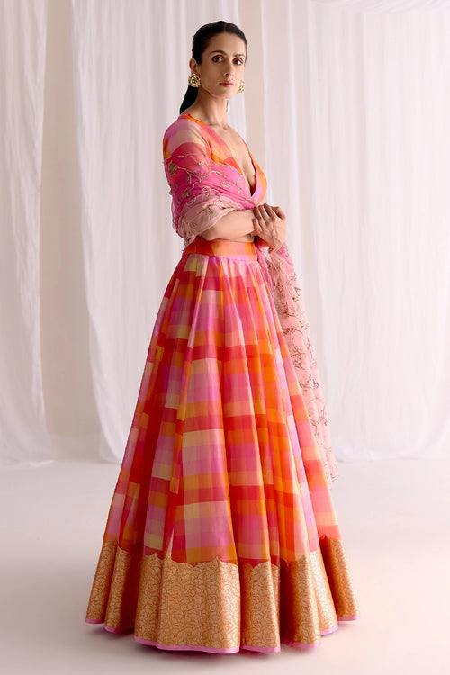 Gulmeher Pachranga Lehenga Set
