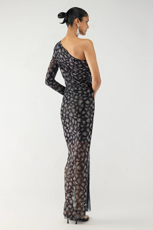 Clara One-Shoulder Gown