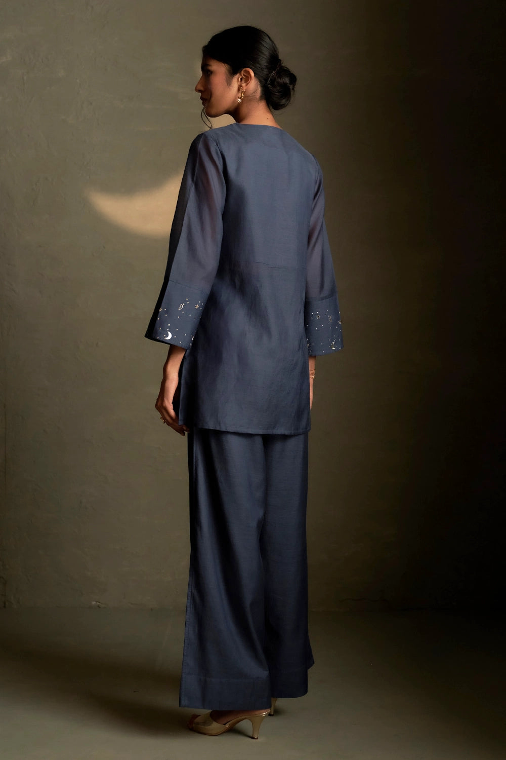 Blue Dusk Chaand Sitara Set