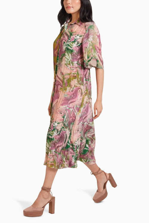 Ira Pleated Dress