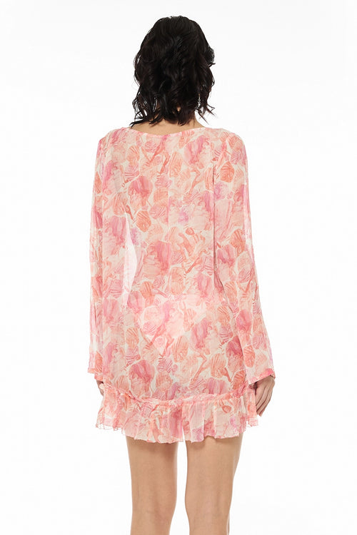 Azalea Ruffle Trim Short Dress