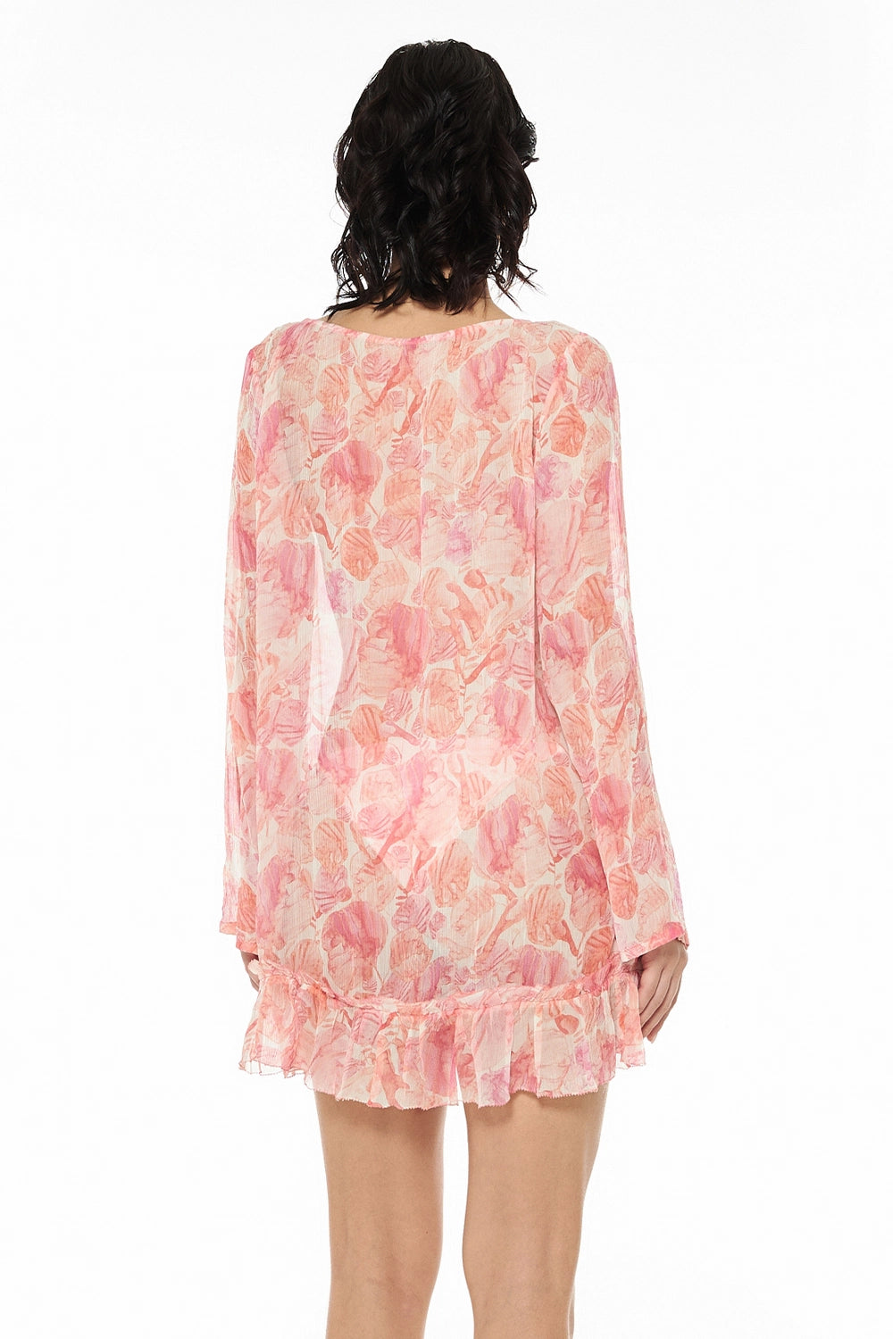 Azalea Ruffle Trim Short Dress