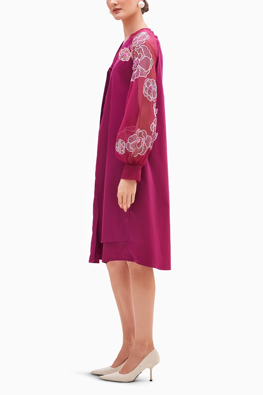 Raspberry Kinsley Dress